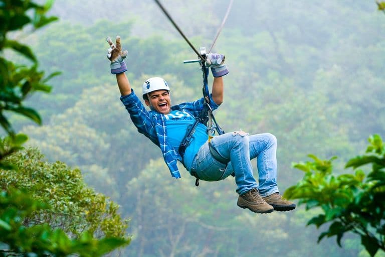 La Fortuna Ziplining + Waterfall Rappelling